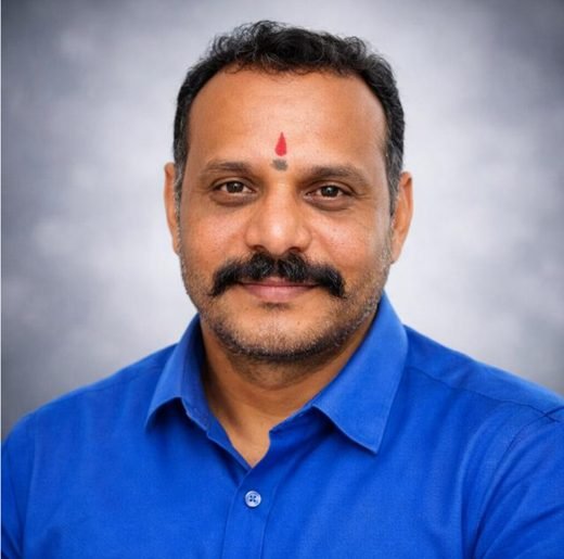 Portrait of Dr. Yuvaraj Velusamy, Professor & Head, Department of Biomedical Engineering
